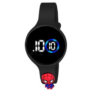 3D Waterproof Digital Round Touch Display Watch for Stylish Kids Birthday Gift